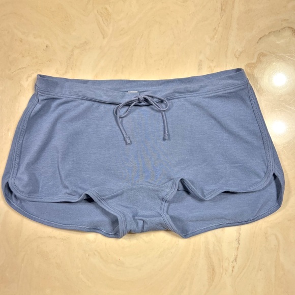 🔥PINK VICTORIA’S SECRET Cotton Dorm Bling Bralette & Boyshorts Dusty Iris LARGE - Picture 9 of 16